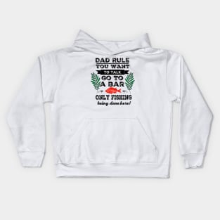 Funny Dad Fishing Quote Kids Hoodie